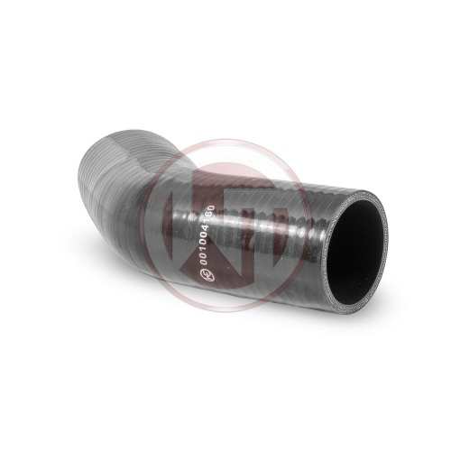 63,5mm silicone hose 45 bend black