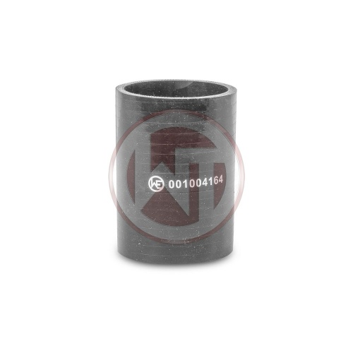 Ø55mm silicone connector straight black
