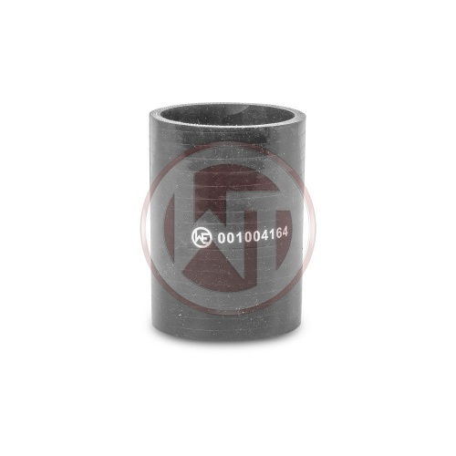 55mm silicone connector straight black