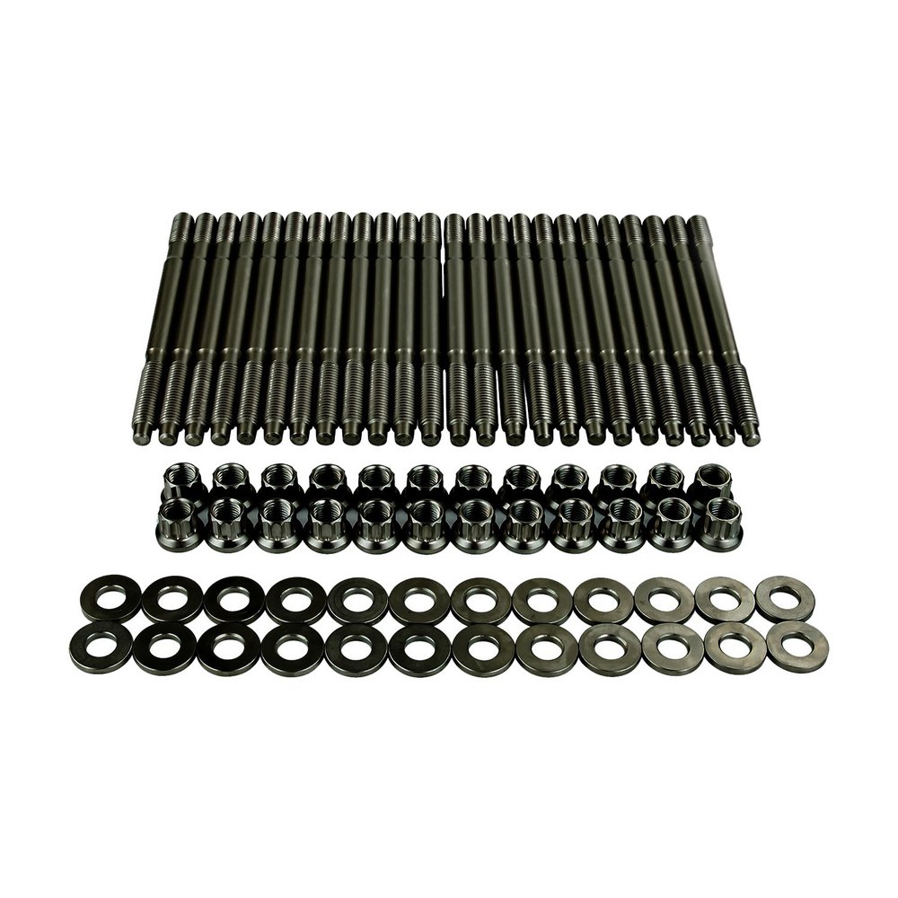 BMW S55 Motor OEM Cylinder Head Stud Set Burnished