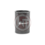 Ø76mm silicone connector straight black